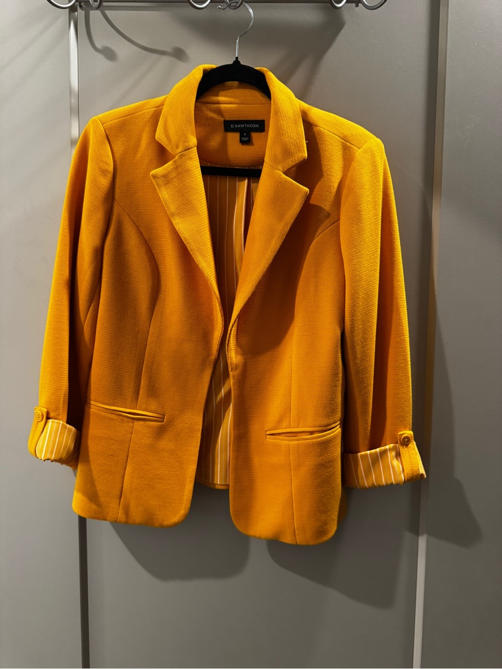 41 Hawthorn Bright Mustard Yellow Tailored Blazer